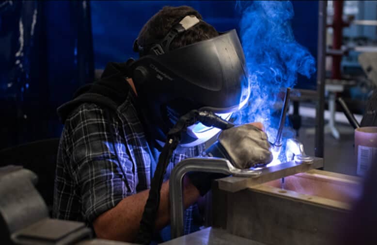 Fabricator welding