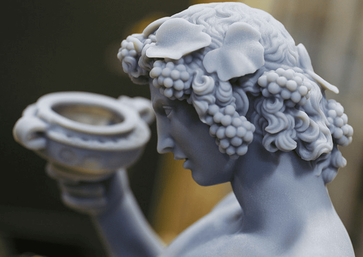 Polyjet sculpture with post processing Polyjet sculpture with post processing